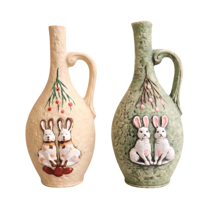Handmade Clay Bottle