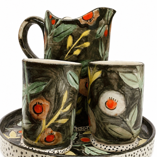 Ceramic Decanter Set