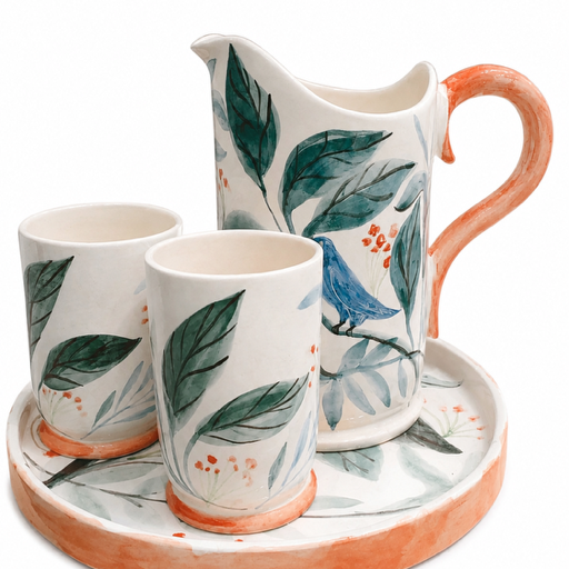 Ceramic Decanter Set